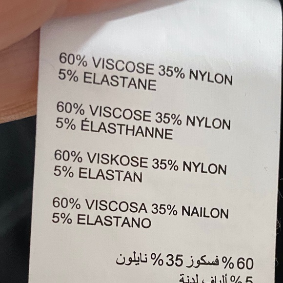 Black Blazer with faux leather lapels - Picture 3 of 4